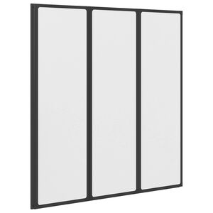 vidaXL Kokkupandav du&scaron;ikardin Must ja T&auml;isk&uuml;lm 132 x 2 x 140 cm