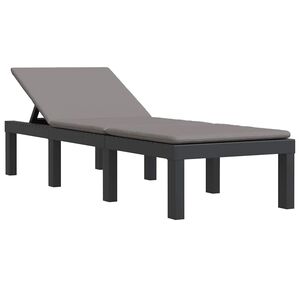 vidaXL p&auml;evitustool koos patjadega, antratsiithall, PP