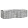 vidaXL Rippuv TV kapp 98 x 41 x 30 cm Betoonhall Tehispuit