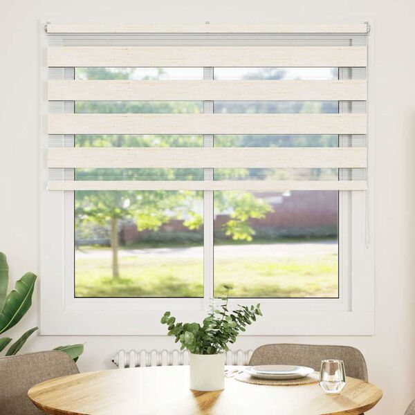 vidaXL Triibuline ruloo 150x100 cm kanga laius 145,9 cm pol&uuml;ester