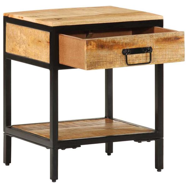 vidaXL Öölambi kapp sahtliga Pruun 40 x 35 x 50 cm Mangopuit