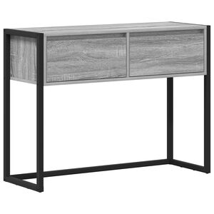 vidaXL Otsalaud Hall Sonoma 100 x 36 x 75 cm Tehispuit