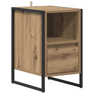 vidaXL &Ouml;&ouml;kapp sahtliga Artisani tamme 39,5 x 30 x 50 cm Tehispuit
