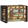 vidaXL Salvestuskarp Pruun ja must 60 x 40 x 41 cm taastatud puit