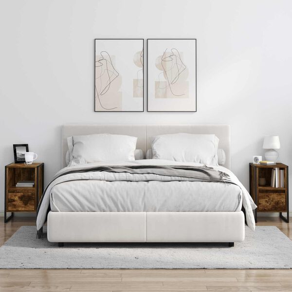 vidaXL &Ouml;&ouml;kapp sahtliga Suitsu tamm 39,5 x 30 x 50 cm Tehispuit