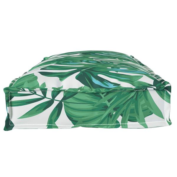 vidaXL Padi Leht Lehe muster 100 x 40 x 8 cm Oxfordi kangas