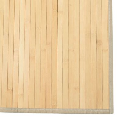 vidaXL vaip, ristkülikukujuline, naturaalne hele, 80 x 300 cm, bambus