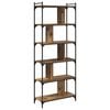 vidaXL Raamatukapp Vana puit 76 x 32 x 192 cm Tehispuit