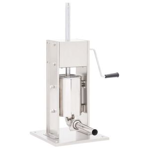 vidaXL manuaalne vorstit&auml;itemasin, h&otilde;bedane, 3 l, roostevaba teras