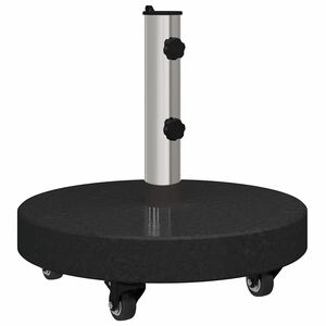 vidaXL P&auml;ikesevarju jalg 30kg Must Graniit ja roostevaba teras