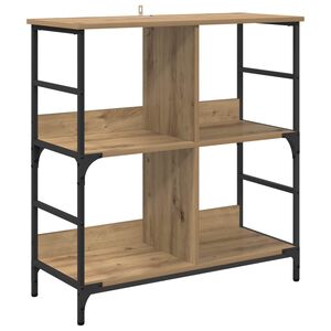vidaXL Raamatukapp k&auml;sit&ouml;&ouml;tamm 78.5 x 33 x 82 cm Tehispuit