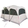 vidaXL Peretelk katusega &otilde;huavaga Valge ja roheline 435 x 255 x 216 cm