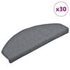 vidaXL trepimatid 30 tk 65 x 24 x 4 cm helehall ja sinine poolringikujulised suured