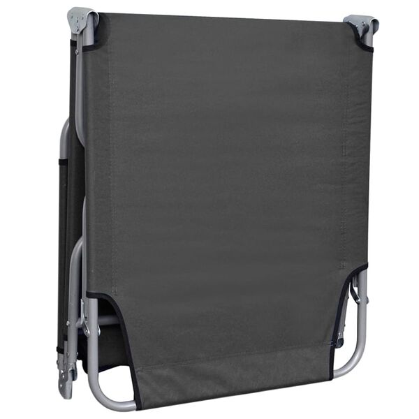 vidaXL kokkupandav reguleeritava seljatoega lamamistool, hall