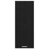 vidaXL Seinakapp ladustamisega Must tamm 40 x 31 x 100 cm Tehispuit