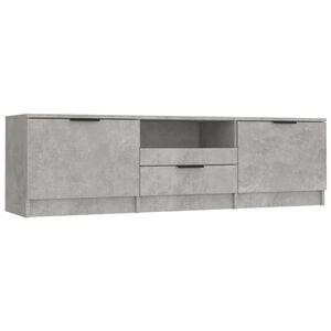 vidaXL telerikapp, betoonhall, 140x35x40 cm, tehispuit