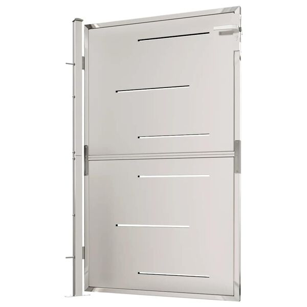 vidaXL aiavärav 100 x 145 cm roostevabast terasest