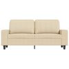 vidaXL 2-kohaline diivan, kreemjas, 140 cm, kangas