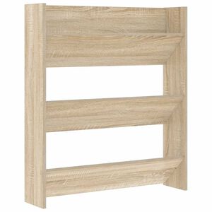 vidaXL seina kingakapp, Sonoma tamm, 80 x 18 x 90 cm, tehispuit
