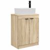vidaXL Vannitoa kraanikauss Sonoma tamm 54 x 35 x 83 cm Tehispuit