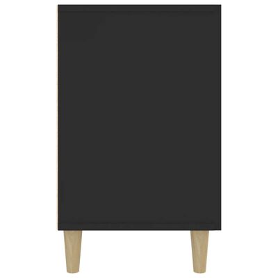 vidaXL puhvetkapp, must, 100 x 36 x 60 cm, tehispuit