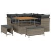 vidaXL Aia Diivanikomplekt padjaga ladustamisega 8 pcs Hall
