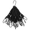 vidaXL bungee n&ouml;&ouml;rid konksuga 25 tk, 17 cm