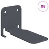 vidaXL Ujuv riiul riiuliga 8 pcs Antratsiit 6 x 10,8 x 6,6 cm