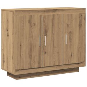 vidaXL puhvetkapp Artisan Oak 92x35x75 cm Engineered Wood