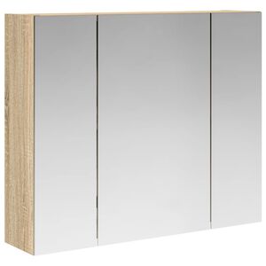 vidaXL Vannitoa peeglikapp Sonoma tamm 60 x 14,5 x 50 cm Tehispuit