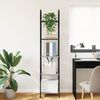 vidaXL Raamatukapp Hall Sonoma 40 x 30 x 183 cm Tehispuit