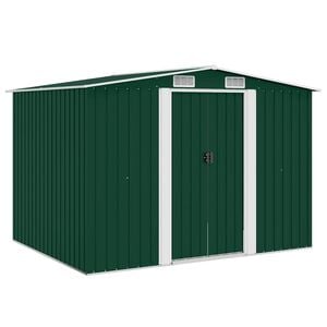 vidaXL aiakuur metallist 257 x 205 x 178 cm roheline