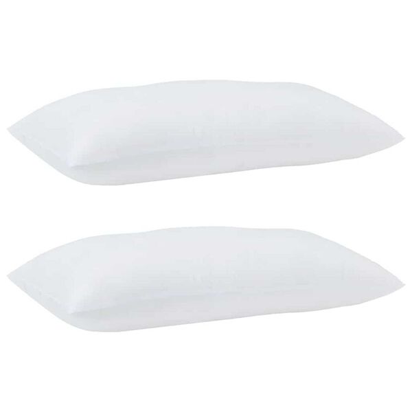 vidaXL Padi padjaga 2 pcs Valge 61 x 41 x 20 cm Pol&uuml;ester