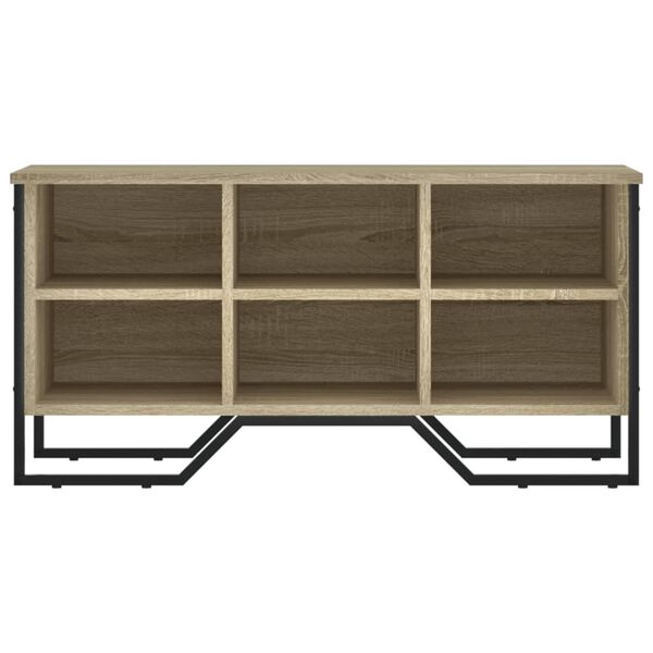 vidaXL jalatsikapp, Sonoma tamm, 90x38x45,5 cm, tehispuit