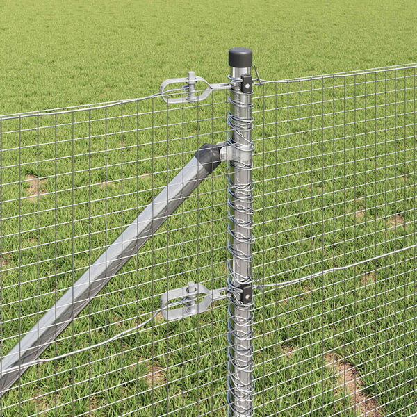 vidaXL Aiapost H&otilde;bedane 25 x 1 m (19 x 19 mm v&otilde;rgurull) Teras