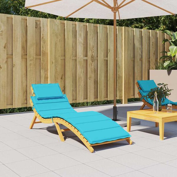 vidaXL p&auml;evitustooli padi, t&uuml;rkiissinine, oxford kangas