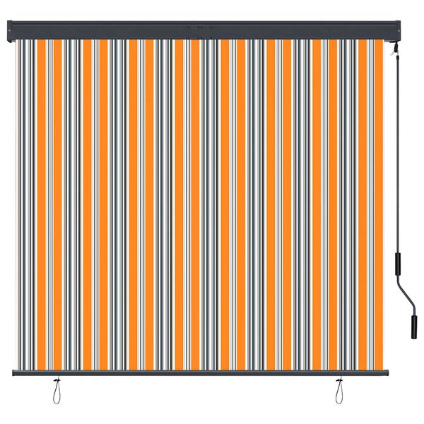 vidaXL v&auml;liruloo 160 x 250 cm, kollane ja sinine