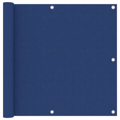 vidaXL rõdusirm, sinine, 90 x 400 cm, oxford-kangas