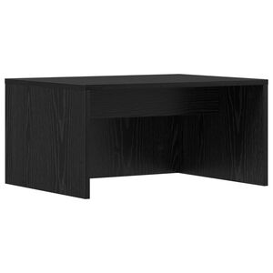 vidaXL Seinale kinnitatud laud Must tamm 60 x 45 x 30 cm Tehispuit