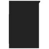 vidaXL kummut, must 40 x 50 x 76 cm, tehispuit