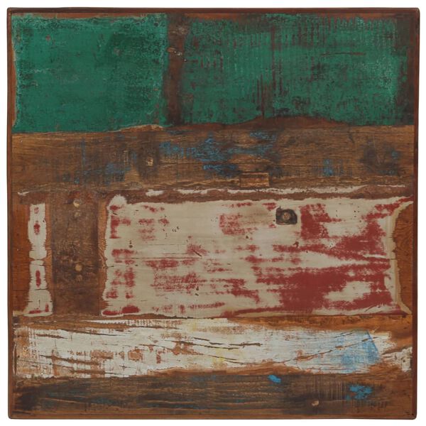 vidaXL baarilaud, taastatud puit, mitmevärviline, 60 x 60 x 107 cm
