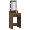 vidaXL Riietumislaud Pruun 50 x 41 x 140 cm Tehispuit
