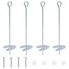 vidaXL Muldade ankurdus 4 pcs H&otilde;bedane &Oslash;10 x 40 cm