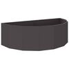 vidaXL Taimekast Must 120 x 60 x 35 cm Teras