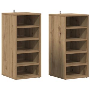 vidaXL kingakapid 2 tk Artisan Oak 32x35x70 cm Engineered Wood