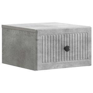 vidaXL Seinale kinnitatav &ouml;&ouml;tis Betoonhall 33 x 34,5 x 20 cm Tehispuit