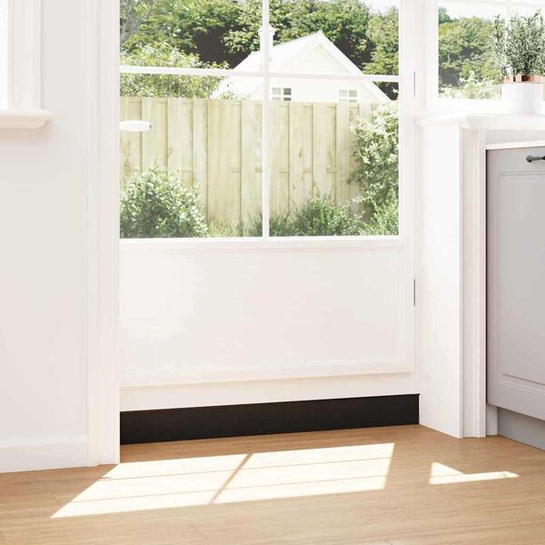 vidaXL Isekleebivad Uksed Brush Seibid 6 pcs Must 100 cm