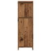 vidaXL Vannitoa Kapp Old Wood 30x30x95 cm Engineered Wood