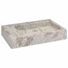 vidaXL valamu hall 58x39x10 cm, marmor