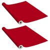 vidaXL iseliimuvad m&ouml;&ouml;blikiled, 2 tk punane, 500 x 90 cm, PVC